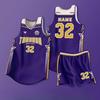Basketball-Trainings- und Wettkampfanzug, personalisiertes amerikanisches schnelltrocknendes Trikot, Team-Kit