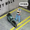 Moreart 164 Miniature Figure & Motorcycle Set MO222160 (Model Girl, Model Diorama, Miniature Car) [Used]