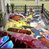 Custom Text Chainsaw Man Pattern Floor Rug Soft Indoor Carpet Mat Living Room Bedroom
