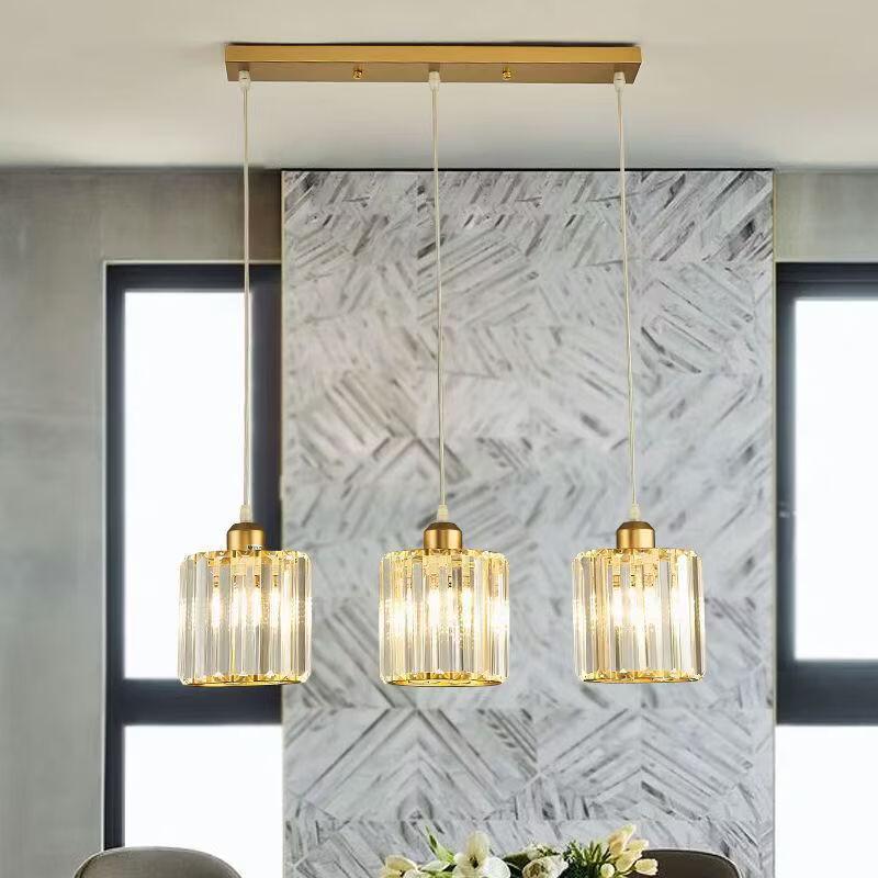 Simple Luxury Square Crystal Chandelier
