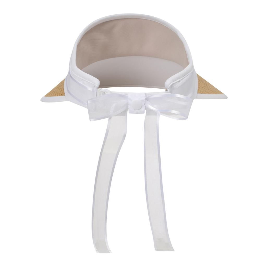 TAYLORMADE APPAREL 26Ss Women'S Raffia Ribbon Wide-Bridging Visor T8031H66624-100