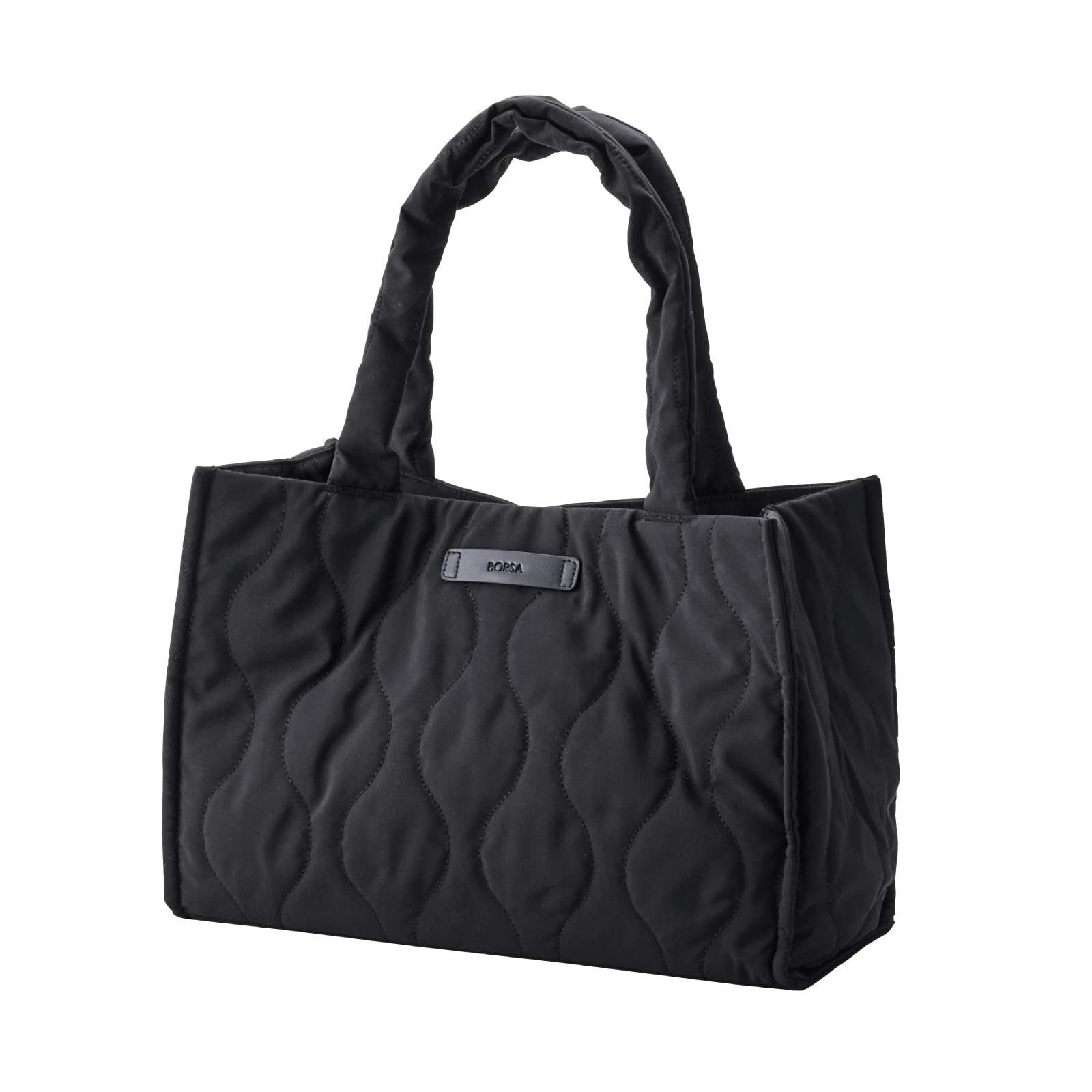 

Сумка-тоут стеганая швом «луковица», ELECOM, черная, BM-QTBTBK чёрный