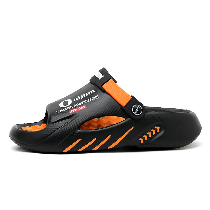 New Men Massage Slippers Slides Indoor Outdoor Sandals Beach Casual Shoes Comfortable Sole Men's Slippers Big Size 38-47