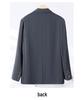 Elegant Customized Plus Size Women's Blazer - Loose Slimming Black Design for Spring/Autumn 2025