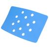Shower Chair Cushion Paste Fixed Keep Warm EVA Blue Perforation Design Portable Shower Stool Cushion
