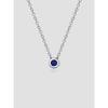 Daily Bezel Necklace _Blue 40-45Cm