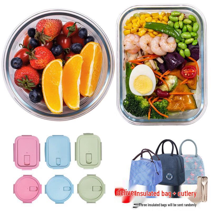 Ru Han High Borosilicate Glass Lunch Box Set