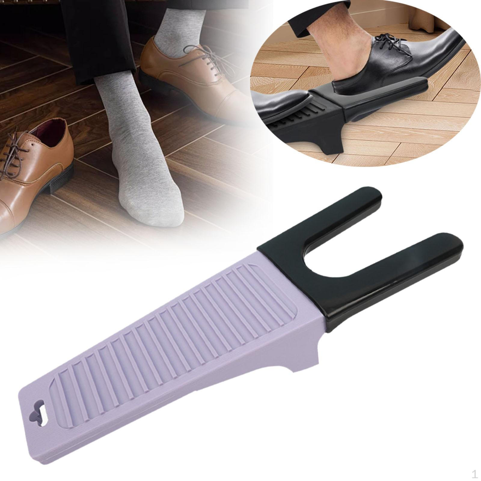 

Съемник для обуви. Снятие обуви без наклона. Тяжелый помощник для кожи. фиолетовый