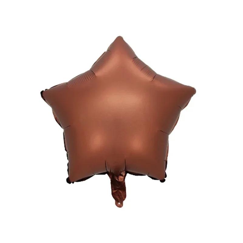 3Pcs 18inch Cream Heat Foil Balloons Green Baby Pink Blue Brown Heart Helium Globos for Birthday Baby Shower Party Decor