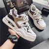 Legitimate Leather Round Foot Men Sneakers Basketball Mens Footwear Shoes For Mens Luxury Sport 2025 Character Tenids
