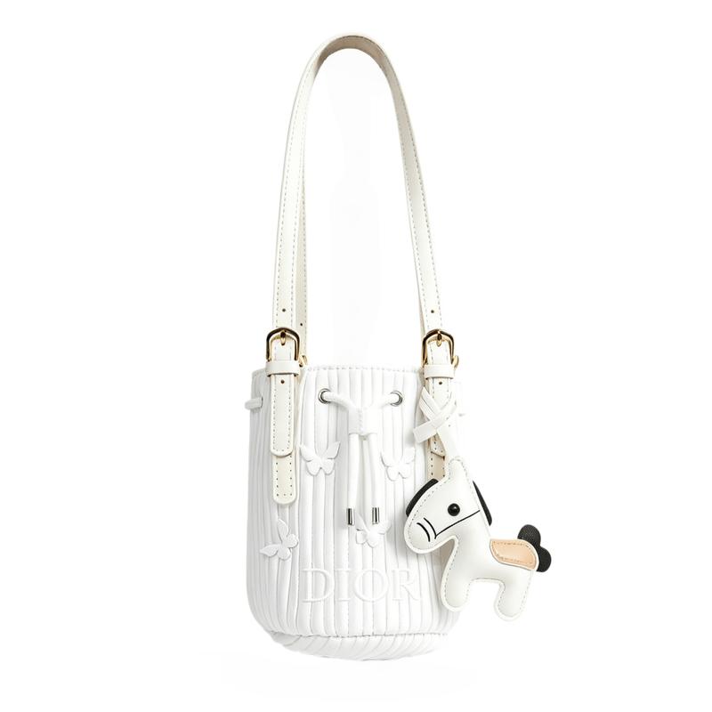 

DIOR Bag [Customized Cosmetic Bag] Canvas Butterfly Shadow Horse Whisper Niche Trendy High-end Cute Simple Fashion Versatile Classic Exquisite белый