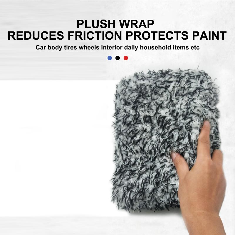 Plush Car Wash Sponge Block High Water Absorption Clean Sponge Dust Removal Brushes Car Detailing Care Washing Supplies