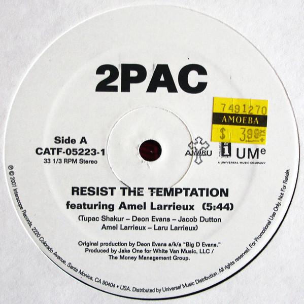 12inch Record 2PAC - Resist The Temptation / Dopefiends  CATF05223 Amaru Entertain 2007 US Rap & Hip-Hop/R&B Used