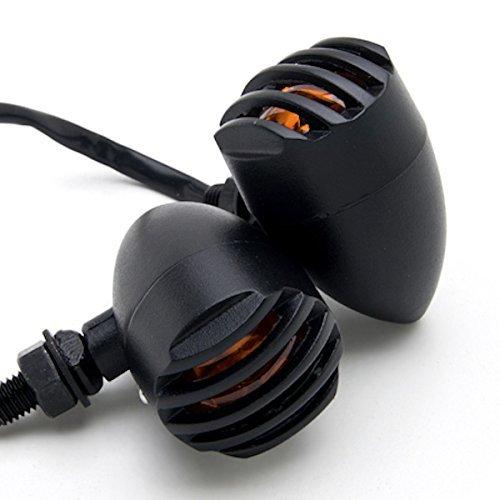 

Szmsmy Universal Motorcycle Bullet Turn Signal Bird Gauge American Set of 2 Black чёрный