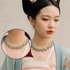 Hanfu Accessories Beads Necklace Ethnic Style Multi-layer Lace Necklace Chinese Style Choker  Girls