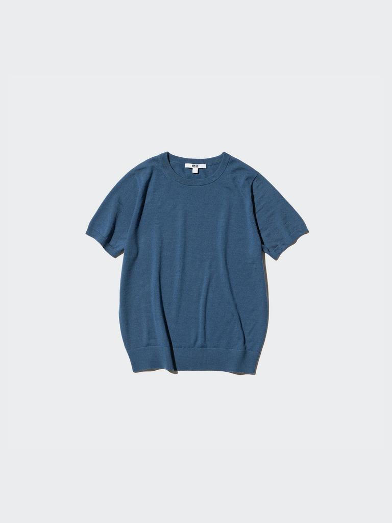 Uniqlo Merino Crew Neck Sweater  Short Sleeve 
