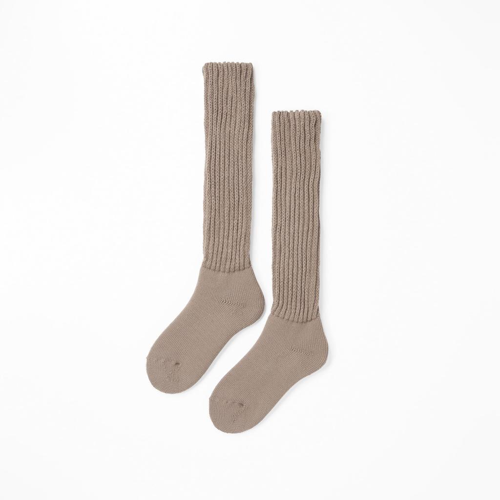 Thermos Warm Fleece Room Long Sizes Cold Winter Warm Socks &ONDO Socks, Length, 22-25cm, Beige, Thermos-Like Warmth, Protection, Warmth,
