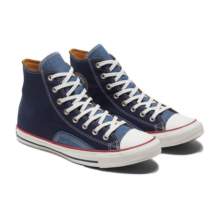 Converse Chuck Taylor All Star 1970s Indigo Boro Comfortable Versatile Durable Lightweight Shock Absorbing High Top Canvas Shoes 171066C