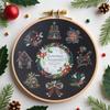 Kerst Herinnering Borduurpakket Kerst Handwerk DIY Set Complete Knutselset met Garen Instructies Handgemaakt Vakantiecadeau voor Familie Vrienden