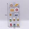 30cm New Doll Mall Shopping Cart Automatic Cashier Kitchen Food Kitchenware Toy House Accessories Children Girl Set Gift Kid Friendly Entertaining Fun