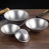 Korean Vintage New Ice Cream Stainless Steel Small Metal Dessert Bowl for Milk Cereal