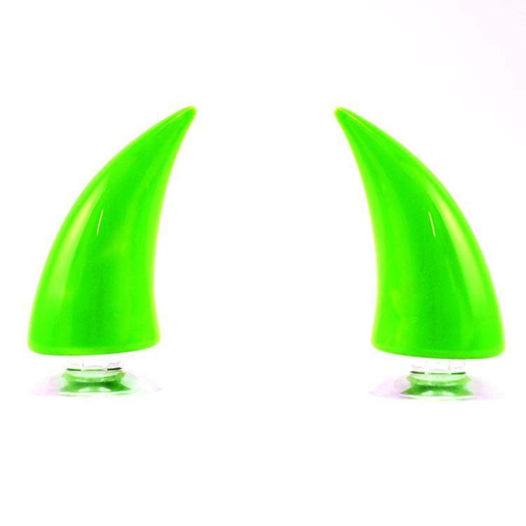 Motorhelm Duivelshoorn Siliconen Zuignap Helm Decoratie Accessoires(groot)