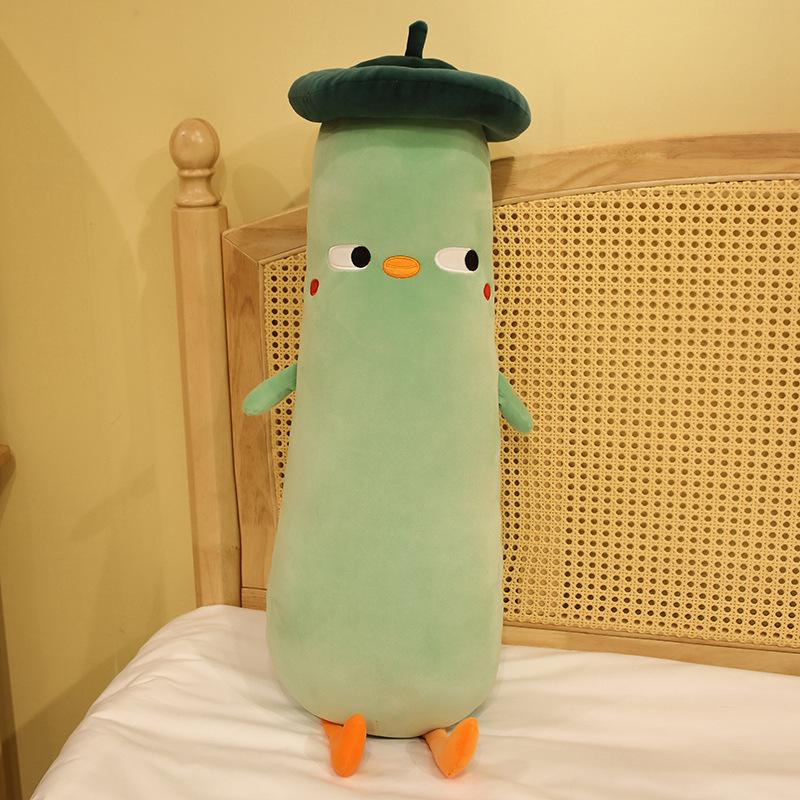 Süßes kleines gelbes Küken Weiches langes Kissen Weiches süßes Küken Bett Schlafen Langes Kissen Plüschtier Mädchen Bein Kissen