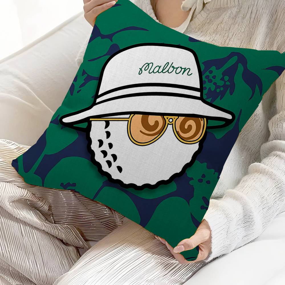 Fashion G-Golf brand M-Malbon Personalized Pillow Dust Cover Bedroom Kids Party Decoration Pillowcase Birthday Children Gift