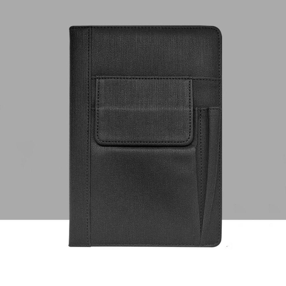 A5 PU Leather Notebook To Do List Memo Book Multifunction Notebook with Pocket  Birthday Gifts