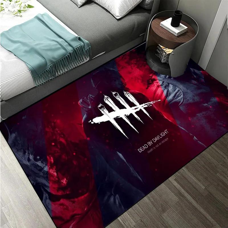 D-Dead by Daylight Survival Horror Escape Game Large Area Rugs Carpet for Home Living Room Bedroom Sofa Mat
