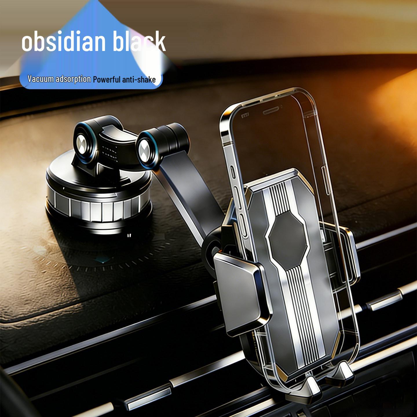 Tank-Grade Shockproof Foldable Car Phone Holder with Screen Visibility