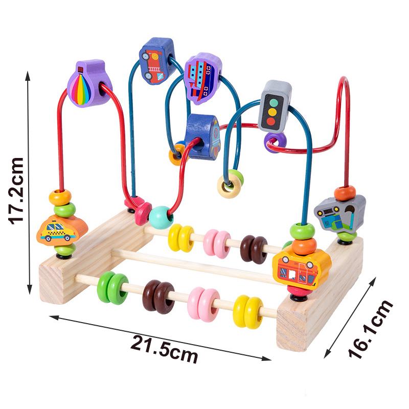 First-Class Montessori Premium-Quality Baby Play Sets Premium-Quality Wooden Roller Top-Grade Coaster Superior-Grade Bead Premium-Quality Maze