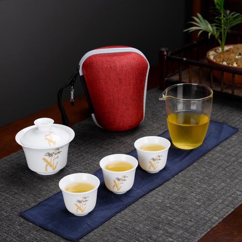 Portable Ceramic Travel Tea Set