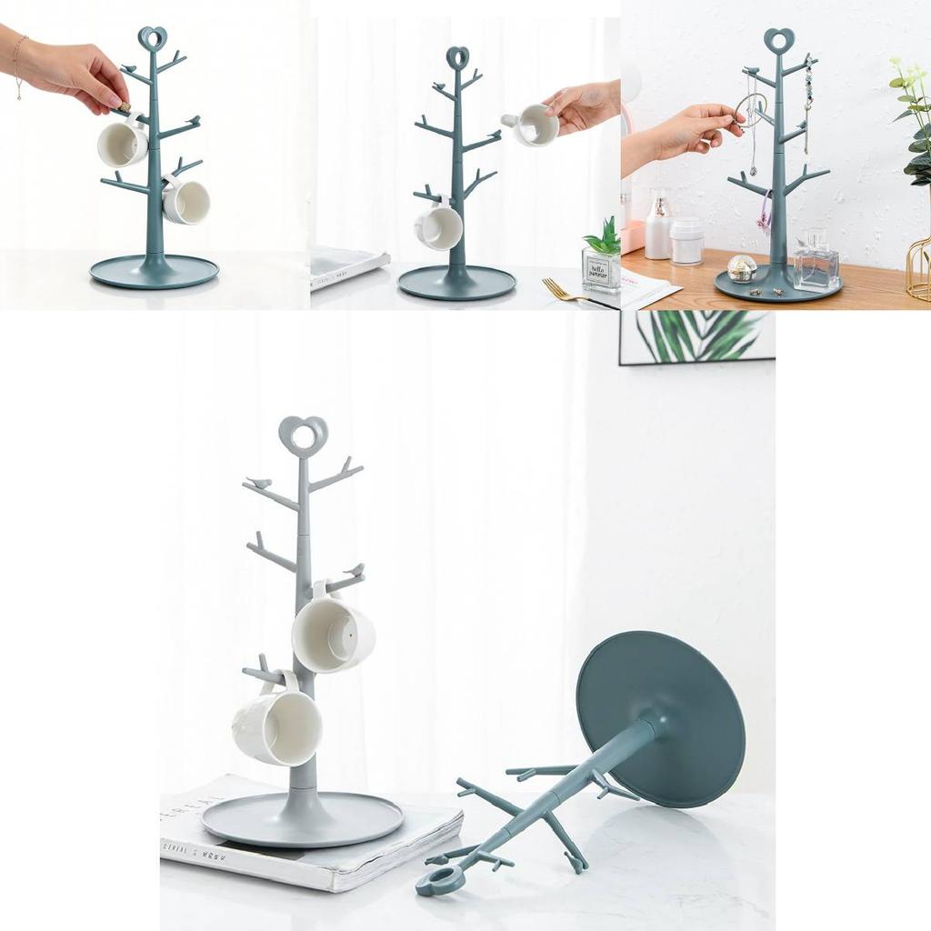 Creative Branch Jewelry Organizer With Plastic Material For Bedroom Decor And Gift Ideas