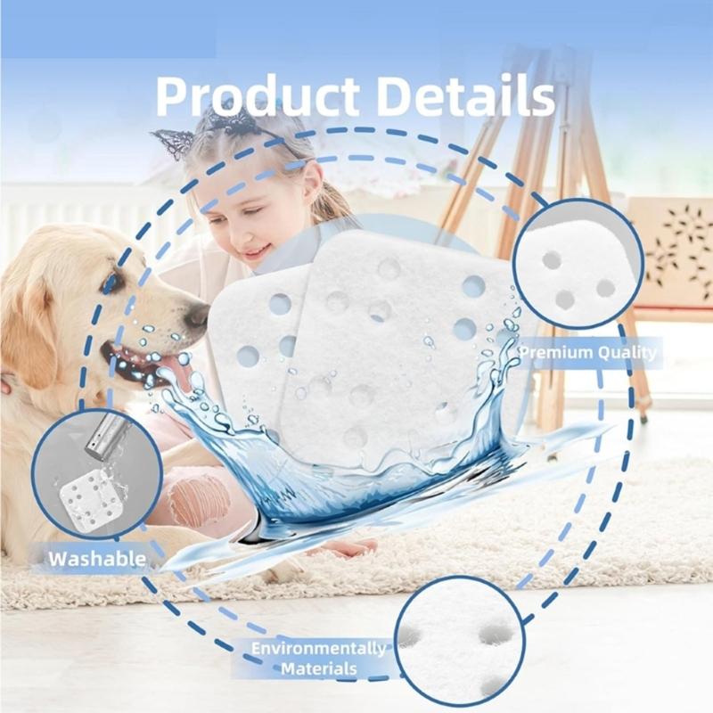 Humidifier Cotton Replacement Pads, 60 Count White Pad Set for Routine Humidifier Use, Daily Upkeep, and Replacement Planning During Regular Care