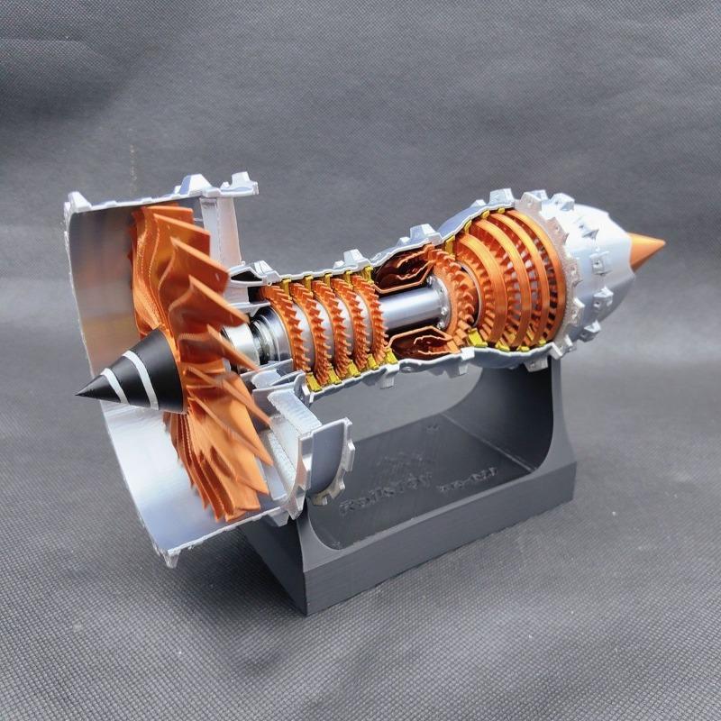 Modern Engine Model Ornaments Creative DIY Assembled Model Ornament Miniature Accessory Aesthetic Room Decoration Accessories