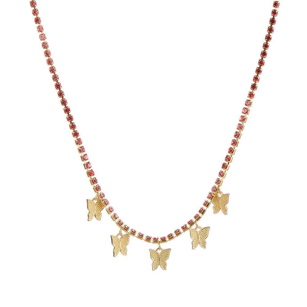 Schmetterlingskette Schmetterlingsanhänger Halskette Damen Schlüsselbeinkette Mode Damen Schmuck Mädchen Geschenk