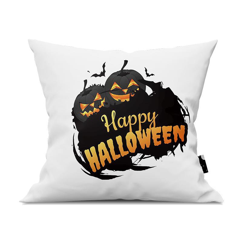 Halloween Pumpkin Funny Print Pattern Cushion Cover Home Living Room Sofa Bedroom Decoration Throw Pillow Cover