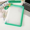 LOMI Transparent Zipper File Tote Bag with Handle for Students