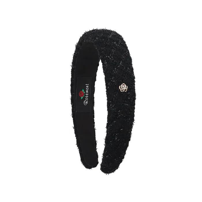 Tweed Hairband Black RA25D45L
