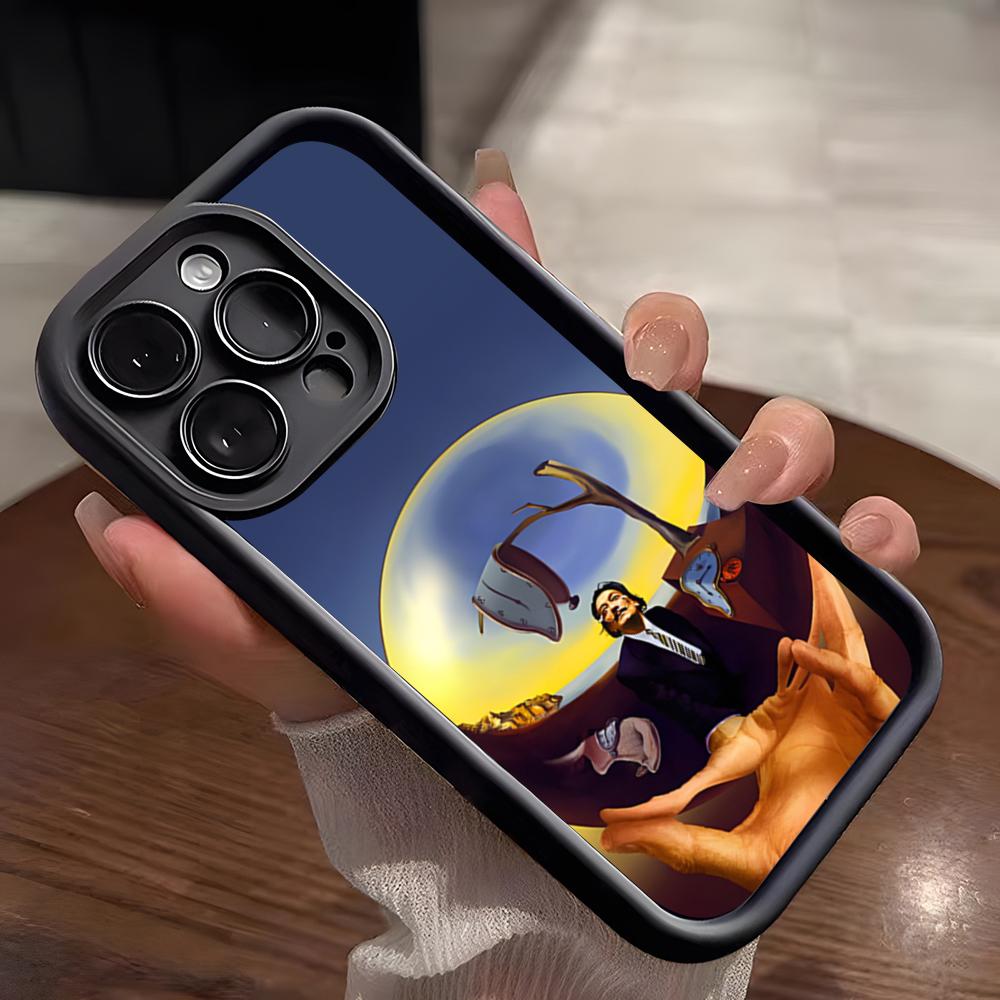 Salvador Dali Art Phone Case For IPhone 17 Pro Max 15 Pro 16 14 Plus 12 13 Mini 11 Pro Shockproof Soft Cover
