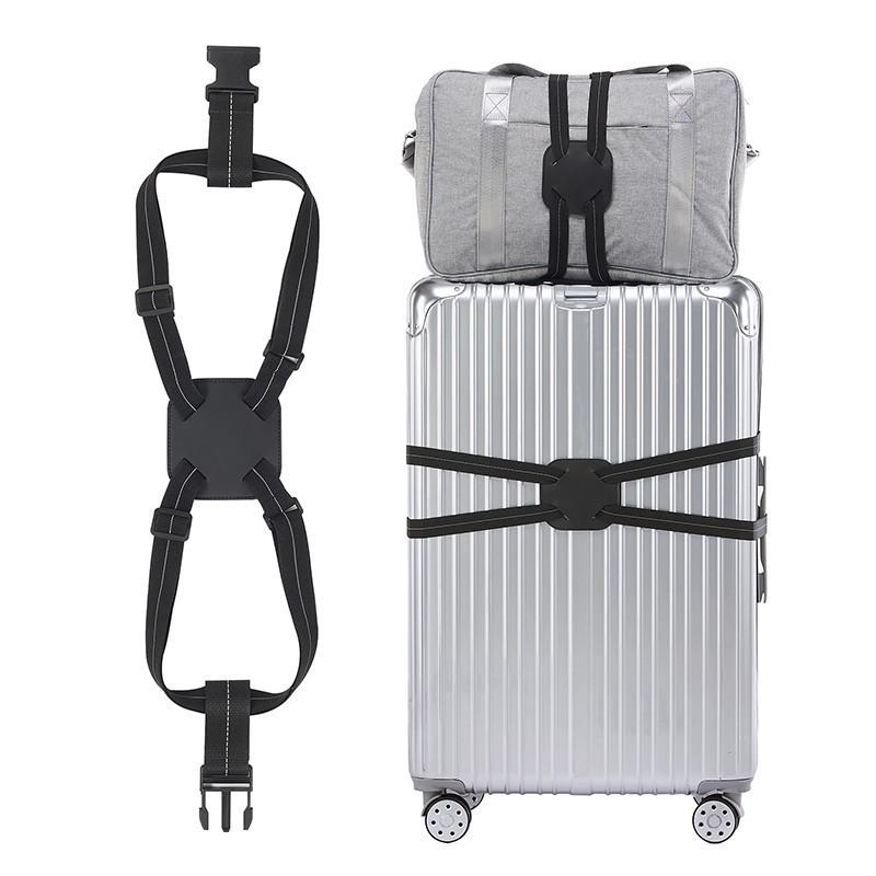 Reinforced Elastic Luggage Straps for Secure Packing