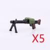 Military Building Blocks Accessories Soldier Figures Weapons Guns Mini Bricks USA Soviet Pistols Kids Toy Gifts Set R050