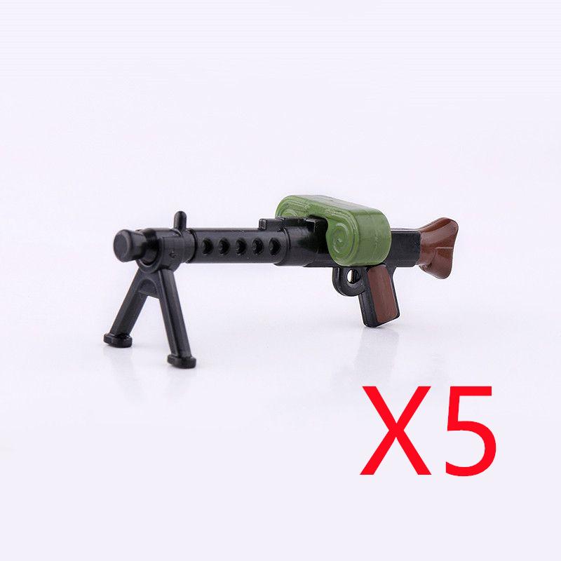 Military Building Blocks Accessories Soldier Figures Weapons Guns Mini Bricks USA Soviet Pistols Kids Toy Gifts Set R050