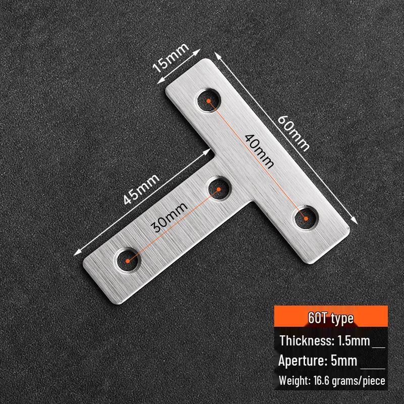 90° L-Shaped Angle Bracket for Table, Chair, Cabinet, and Shelf Support