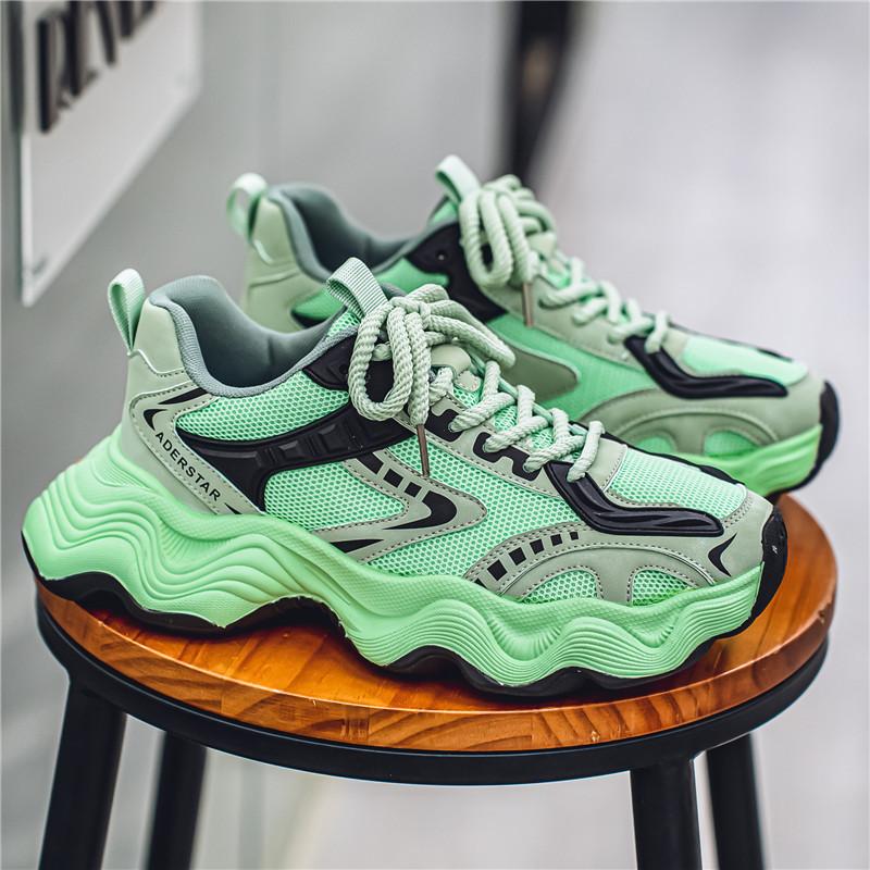 New Thick-soled Heightening Dad Shoes Men's Mesh Sports Shoes Student Casual Men's Shoes GZ1227