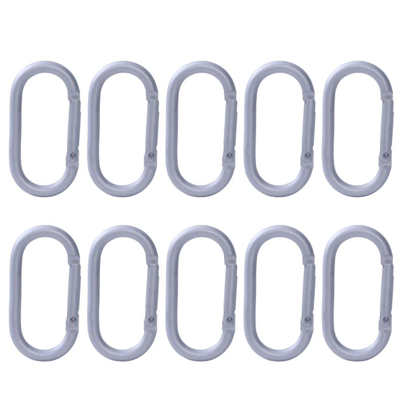 Spring Locking Carabiner Aluminum Alloys Carabiner Hook Clip Locking Carabiner Hikings Clip with Spring Lock