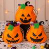 Portable Halloween Pumpkin Bag Drawstring Candy Bag Pumpkin Buckets Gift Bag  Holiday Party Decor