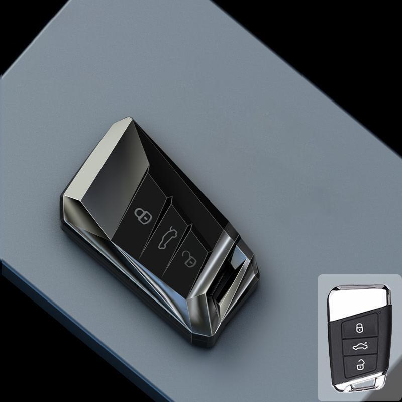 High-end Zinc Alloy Car Key Case Cover for VW Volkswagen Golf 8 MK8 Skoda Octavia A8 2021 SEAT Leon MK4 Camouflage