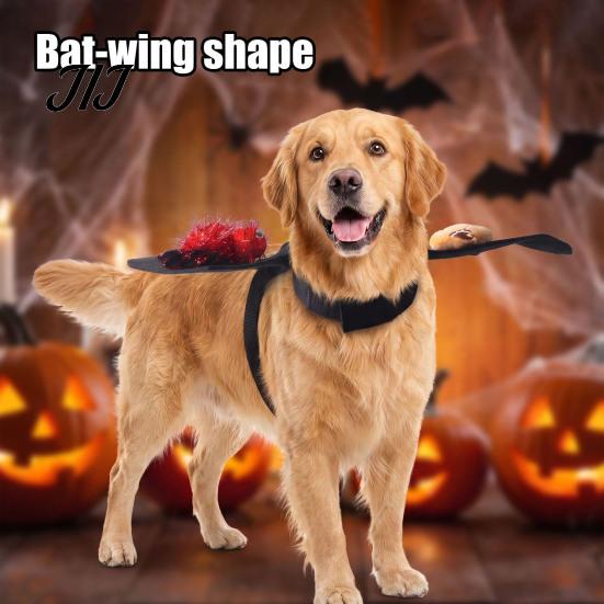 Creative Pet Gift Halloween Cat Bat Wings, Adjustable Wings Costume, Cute Costume Cosplay for Cats Dogs, Holiday Party Apparel And Dogs